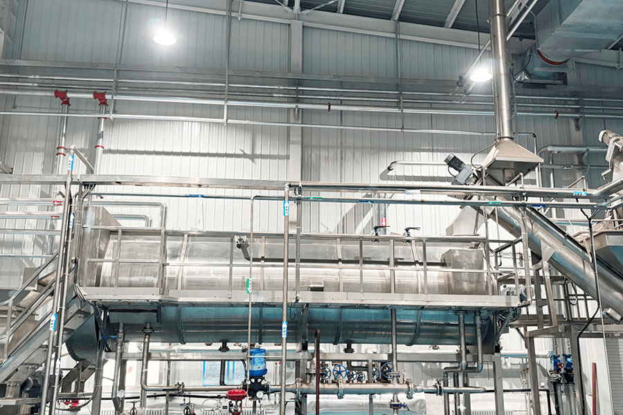 Hệ thống nấu chín sơ bộ, làm mát và phục hồi dạng xoắn ốc
